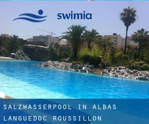 Salzwasserpool in Albas (Languedoc-Roussillon)