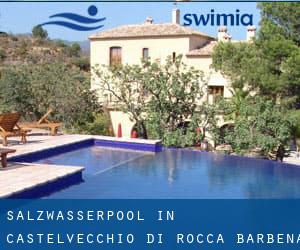 Salzwasserpool in Castelvecchio di Rocca Barbena