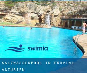 Salzwasserpool in Provinz Asturien