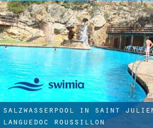 Salzwasserpool in Saint-Julien (Languedoc-Roussillon)